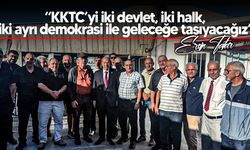Ersin Tatar, Taşkınköy’de iki devletli çözüm vurgusu yaptı
