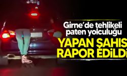 Girne’de tehlikeli paten yolculuğu