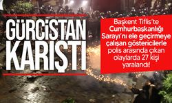 Gürcistan’da Cumhurbaşkanlığı Sarayı ele geçirme girişimi polis tarafından engellendi!