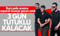 Rum polis aracına çarpıp kuzeye kaçtığı iddia edilen şahıs tutuklandı