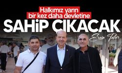 Tatar, seçim öncesi son ziyaretlerinden birini Güzelyurt bölgesine gerçekleştirdi