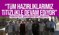 Tuğlu, Eko Gün etkinliği öncesinde üreticilerle bir araya geldi