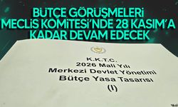 2026 Bütçe Görüşmeleri Meclis Komitesi’nde 28 Kasım’a Kadar Devam Edecek