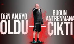 Anjiyo olan Sergen Yalçın ertesi gün antrenmana çıktı