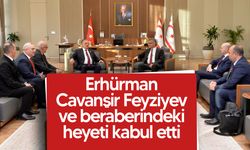 Cumhurbaşkanı Erhürman, Azerbaycan-KKTC Parlamentolararası Dostluk Grubunu kabul etti