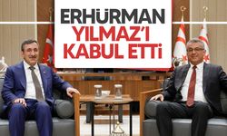 Cumhurbaşkanı Erhürman, TC Cumhurbaşkanı Yardımcısı Yılmaz’ı kabul etti