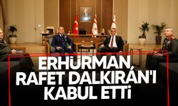 Cumhurbaşkanı Tufan Erhürman, Rafet Dalkıran'ı kabul etti