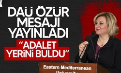 DAÜ, Prof. Dr. Hülya Harutoğlu’ndan Özür Diledi: “Adalet Yerini Buldu”