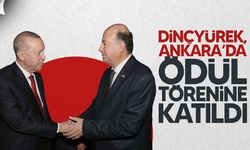 Dinçyürek, Erdoğan ile birlikte Aziz Sancar Ödül Törenine katıldı