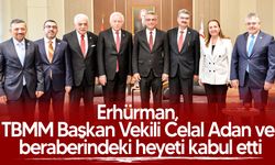 Erhürman, TBMM Başkan Vekili Celal Adan ve heyetini kabul etti