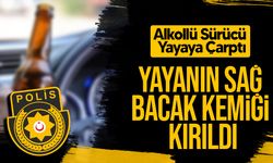 Girne’de Alkollü Sürücü Yayaya Çarptı