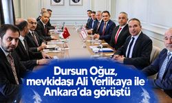 İçişleri Bakanı Dursun Oğuz, mevkidaşı Ali Yerlikaya ile Ankara’da görüştü