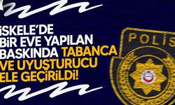 İskele’de uyuşturucu ve tabanca ele geçirildi