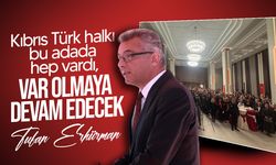 KKTC’nin 42’nci kuruluş yıl dönümü dolayısıyla Cumhurbaşkanlığı’nda resepsiyon düzenlendi
