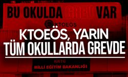 KTOEÖS yarın tüm okullarda grev yapacağını açıkladı