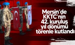 Mersin’de KKTC’nin 42. kuruluş yıl dönümü törenle kutlandı