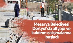 Mesarya Belediyesi Dörtyol’da altyapı ve kaldırım çalışmalarına başladı