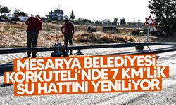 Mesarya Belediyesi, Korkuteli’nde altyapı çalışmalarını sürdürüyor