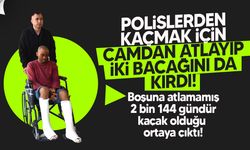 Polisleri görünce pencereden atlayan zanlının 2 bin gündür kaçak olduğu ortaya çıktı!