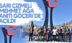 Sarı Çizmeli Mehmet Ağa Anıtı Göçeri’de Törenle Açıldı