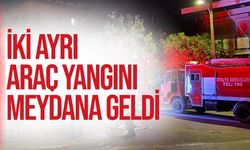 Lefkoşa ve Boğazköy’de İki araç yangını