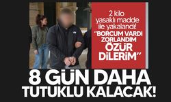 2 kilo yasaklı madde ile yakalanan şahıs yeniden mahkemeye çıkarıldı!