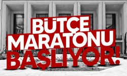 2026 Bütçe Maratonu Yarın Başlıyor