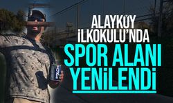 Alayköy İlkokulu’nda Spor Alanı Yenilendi