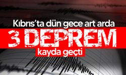 Baf açıklarında peş peşe depremler meydana geldi!
