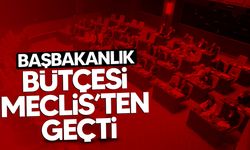 Başbakanlık Bütçesi Meclis’ten Oy Çokluğuyla Geçti
