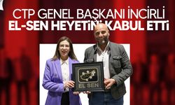 CTP Lideri İncirli, El-Sen heyetini kabul etti