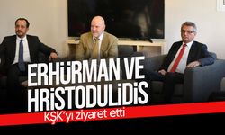 Cumhurbaşkanı Erhürman ve Hristodulidis, KŞK’yı ziyaret etti