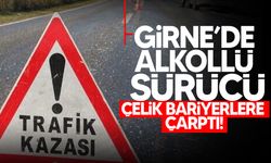 Girne'de trafik kazası!