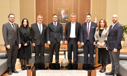 Tufan Erhürman, KTMO Başkanı Onur Olguner ve Heyetini Kabul Etti