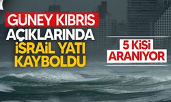 Güney Kıbrıs Açıklarında İsrail Yatı Kayboldu: 5 Kişi Kayıp!