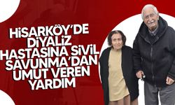 Hisarköy’de Diyaliz Hastasına Sivil Savunma’dan Umut Veren Yardım