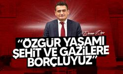 İçişleri Bakanı Oğuz: "Şehitlerimizin Hatırası Özgür Yaşamımızın Teminatıdır"