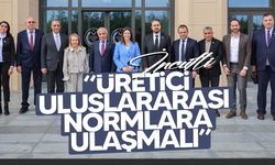 İncirli, Mersin Ziraat Mühendisleri Odası Heyetini Kabul Etti