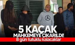 Kaçaklar mahkemeye çıkarıldı