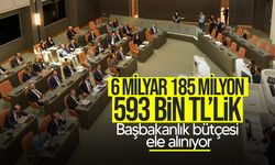 Meclis Genel Kurulu’nda Başbakanlık bütçesi ele alınıyor