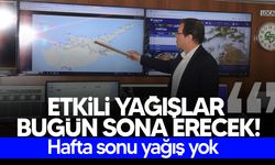 Meteoroloji Dairesi Müdürü Güneş: "Etkili yağışlar bugün sona erecek"