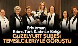 Nilden Erhürman, Kıbrıs Türk Kadınlar Birliği Güzelyurt Şubesi temsilcileriyle bir araya geldi