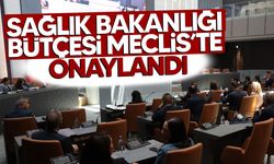 Sağlık Bakanlığı bütçesi Meclis’te onaylandı