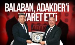 Sivil Savunma Teşkilat Başkanı Balaban, ADAKDER’i ziyaret etti