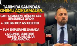 Tarım Bakanı Çavuş’tan Şap Açıklaması: Tüm Ülke Karantinada, 500 Bin Doz Aşı Yolda