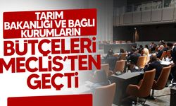 Tarım ve Doğal Kaynaklar Bakanlığı, SÜTEK, TÜK ve Genel Tarım Sigortası Bütçeleri Onaylandı