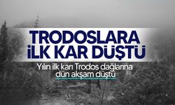 Trodoslara ilk kar düştü