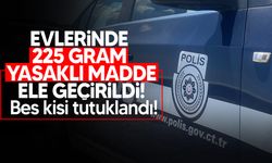 Uyuşturucu madde tasarrufundan beş tutuklu, ikisi ikamet izinsiz