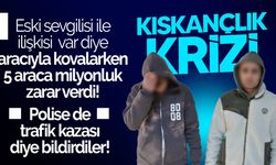 Beş araca 1 milyon TL'lik zarar verdiler, trafik kazası beyanı yaptılar!