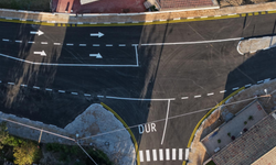 Tuzla köy meydanında kavşak düzenleme çalışması yapıldı